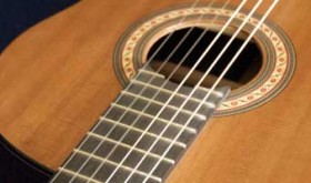 Cedar and East Indian Rosewood Guitar